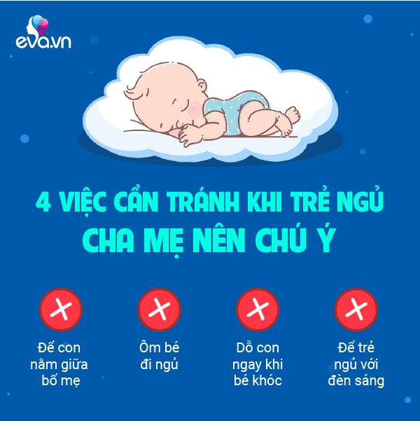 If you want your baby to grow up healthy, parents should avoid these mistakes when putting the baby to sleep - 2
