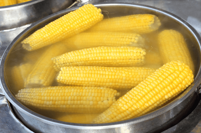 When boiling the corn, just add these 2 things, make sure the corn is sweet and soft - 3