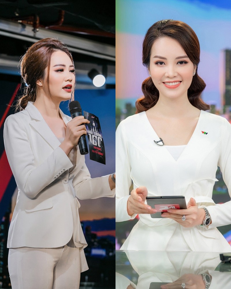 Không dấn thân vào showbiz, Thuỵ Vân chọn phát triển sự nghiệp truyền hình với vai trò MC - BTV của VTV, gây ấn tượng với chất giọng ngọt ngào, rành mạch cùng lối dẫn duyên dáng, thông minh.
