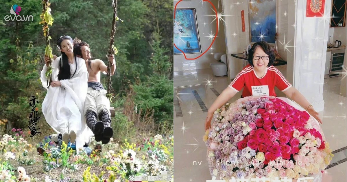 Topless Huynh Xiaoming took a picture with Liu Yifei, actor hidden in the house