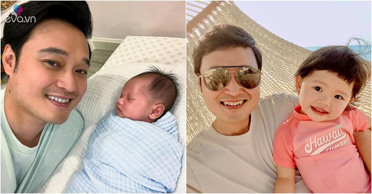 40 years unmarried, Quang Vinh flaunts his newborn baby