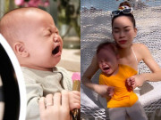 Giải trí - Leon ăn vạ đến "đỏ mặt tía tai", Hồ Ngọc Hà nói thái độ của con bằng giọng địa phương