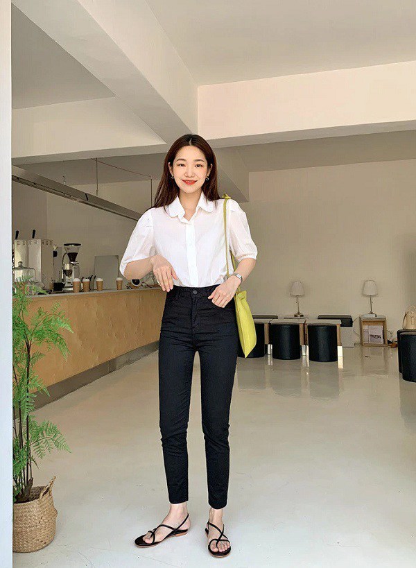 Bỏ hơn 100K mua một chiếc quần jeans đen, nàng có tới 7 cách diện amp;#34;hackamp;#34; chân thon dài - 5