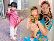 Con gái Đông Nhi mặc áo bà ba hóa cô Hai miền Tây