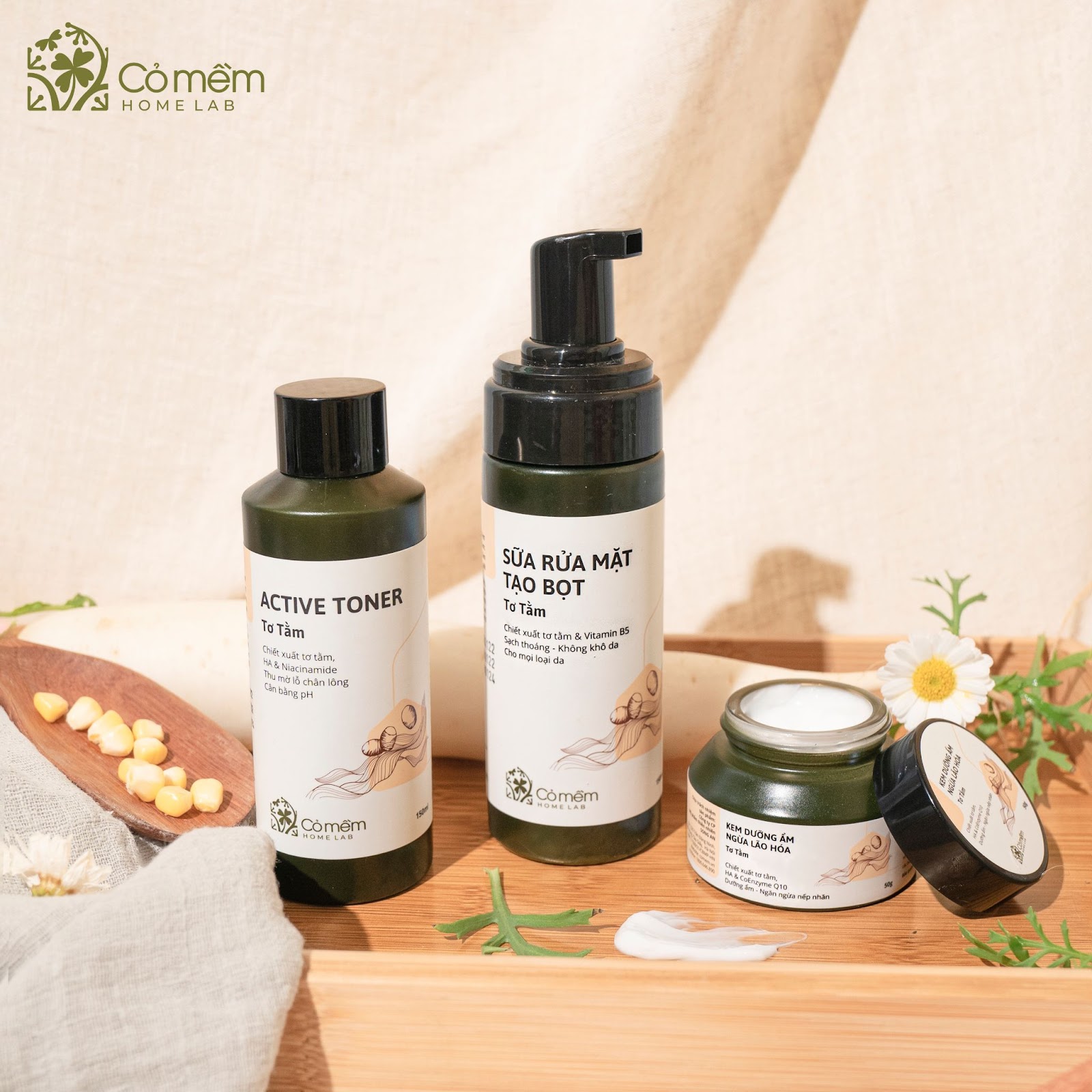 Review of Silk Skin Care Set from Soft Grass: Minimalist - Gentle - For delicate skin - 5
