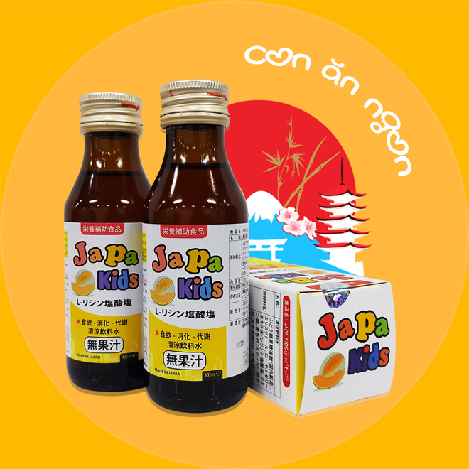 Japa Kids - giải pháp cải thiện chứng biếng ăn tiên phong tại Nhật Bản