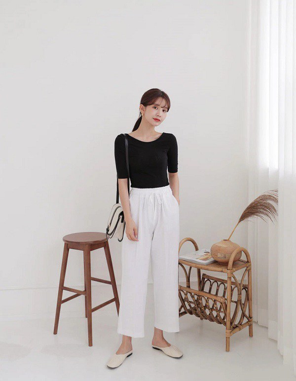 Wear these wide-leg pants with 4 styles of footwear, your style can only go up fast - 15