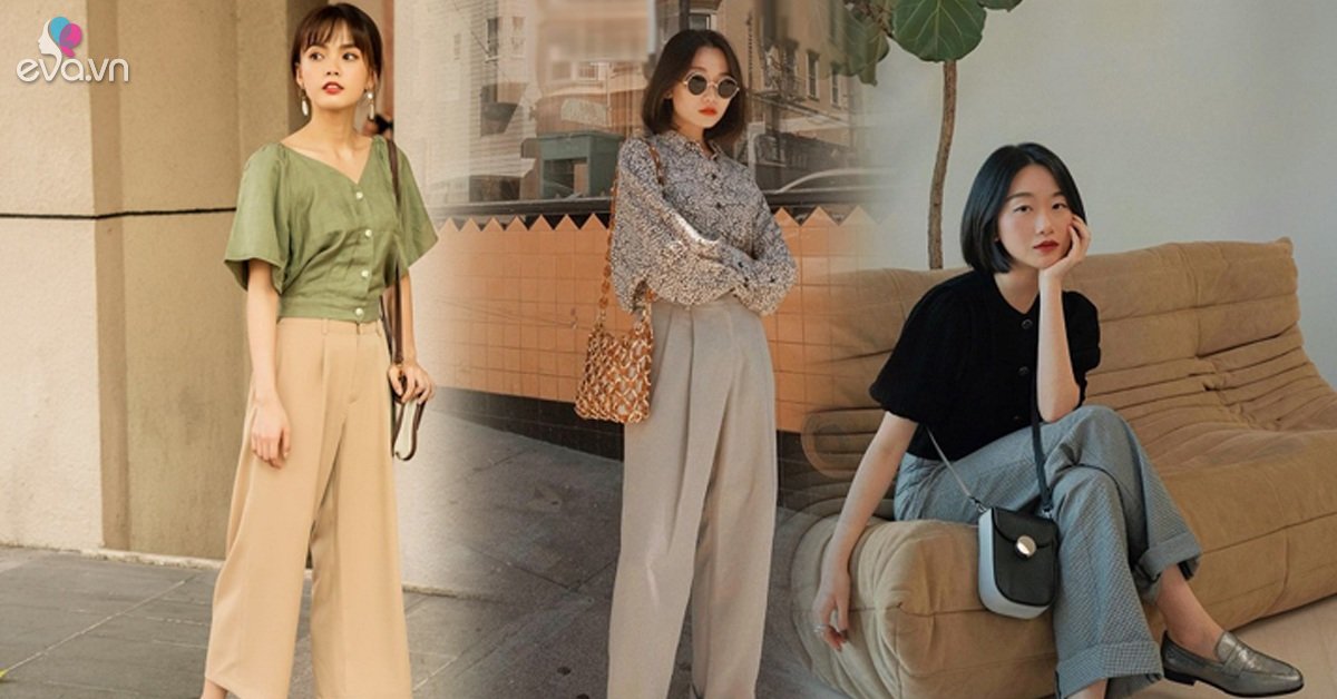 Wearing these wide-leg pants with these 4 styles of footwear, your style will only go up in leaps and bounds