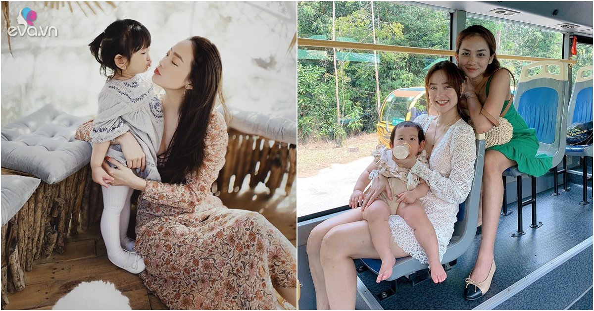 She hasn’t given birth yet, but Minh Hang is being praised for being a good mother for taking care of her grandson