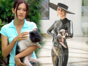 Thời trang - Fan réo tên Minh Hằng vì Anh Thư diện đồ da bóng, ẵm heo lên thảm đỏ thời trang