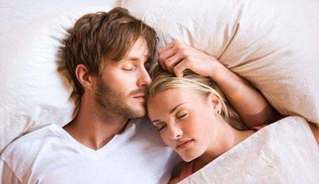 Look at the partner's sleeping position to guess health, the last position that 