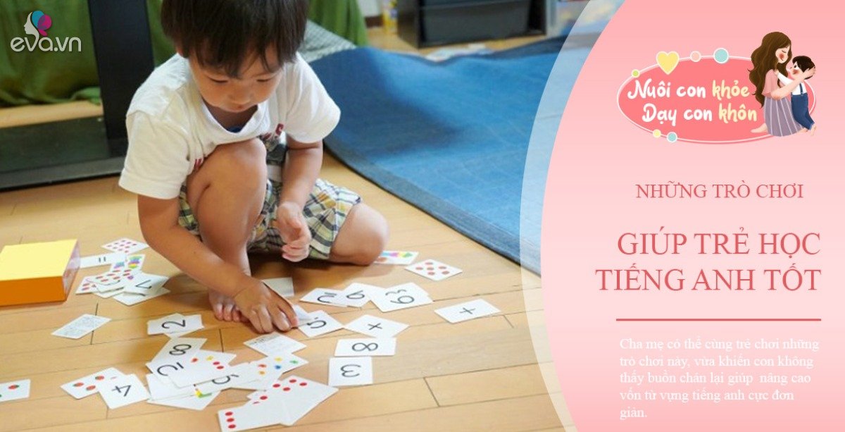 Play and learn with fun games to help kids improve English vocabulary easily