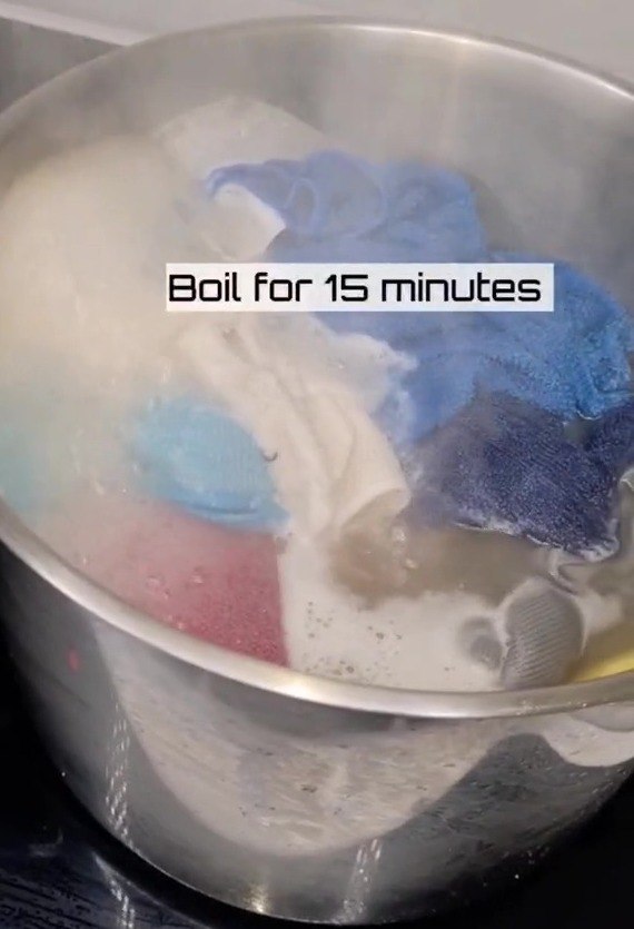 Tips for cleaning dish towels in just 15 minutes - 2