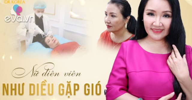 Actress Ngan Quynh rises like a kite in the wind after hair loss treatment at Dr Korea