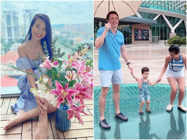 MC đắt show Hoàng Oanh khoe chồng Tây sắp về thăm con giữa nghi vấn ly hôn