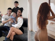 Bà bầu - Vừa sinh con với trai tân, mỹ nhân Điện Biên khoe thân hình "mướt mượt", vòng 3 "hết nước chấm"