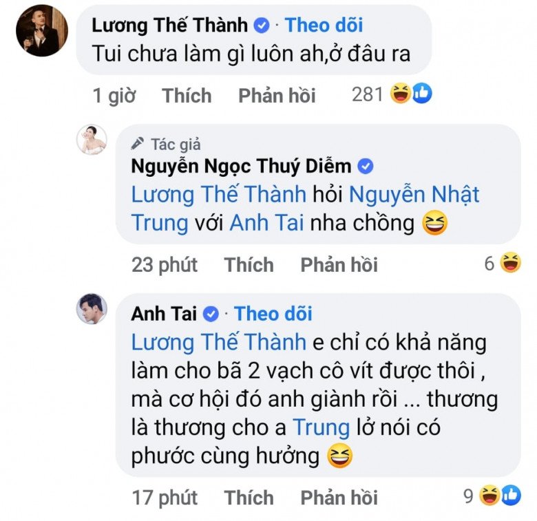 Thuy Diem posted a large photo of his election, Luong The Thanh explained: amp;#34;I didn't do anything, where did it come from?amp;#34;  - 3