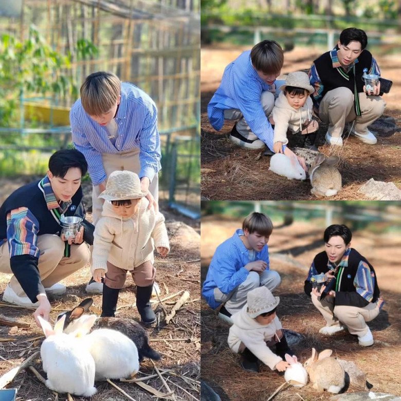 Duc Phuc tells Hoa Minzy's parenting scene: Carrying Bo everywhere, tired but only worried about his kids - 4