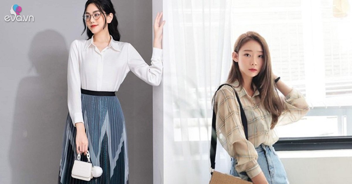 Combine this shirt with some skirt styles, she’s twice as young and stylish