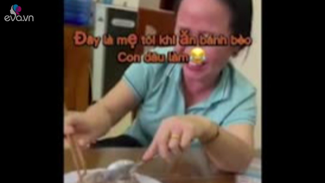 Mother-in-law laughed with tears when she saw her daughter-in-law’s unique plate from banh beo