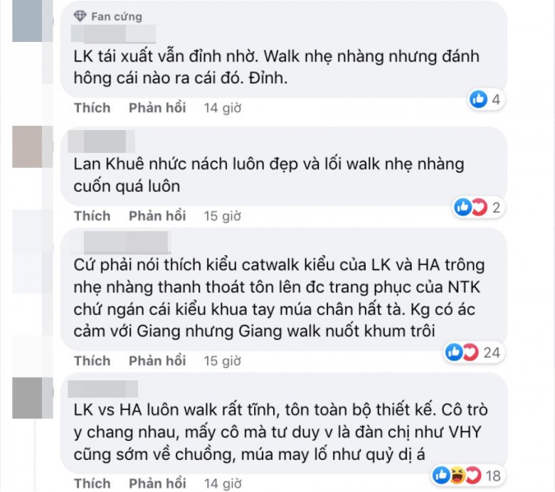 Catwalk like waves hitting Huong Giang criticized for disrespecting the designer, drowning Ha Anh and Lan Khue - 3