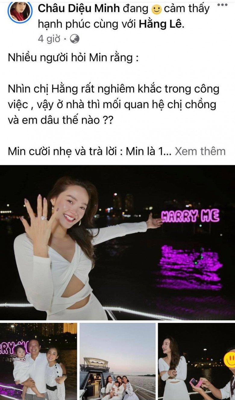 Em dâu hotgirl của Minh Hằng kể về chị chồng, tiết lộ điều chưa từng biết ở màn cầu hôn - 3