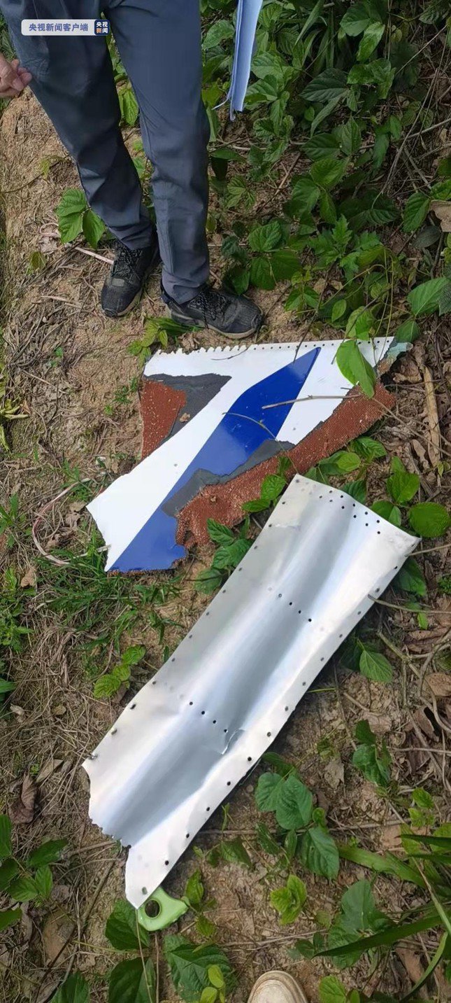 First image of plane crash site in China - 1