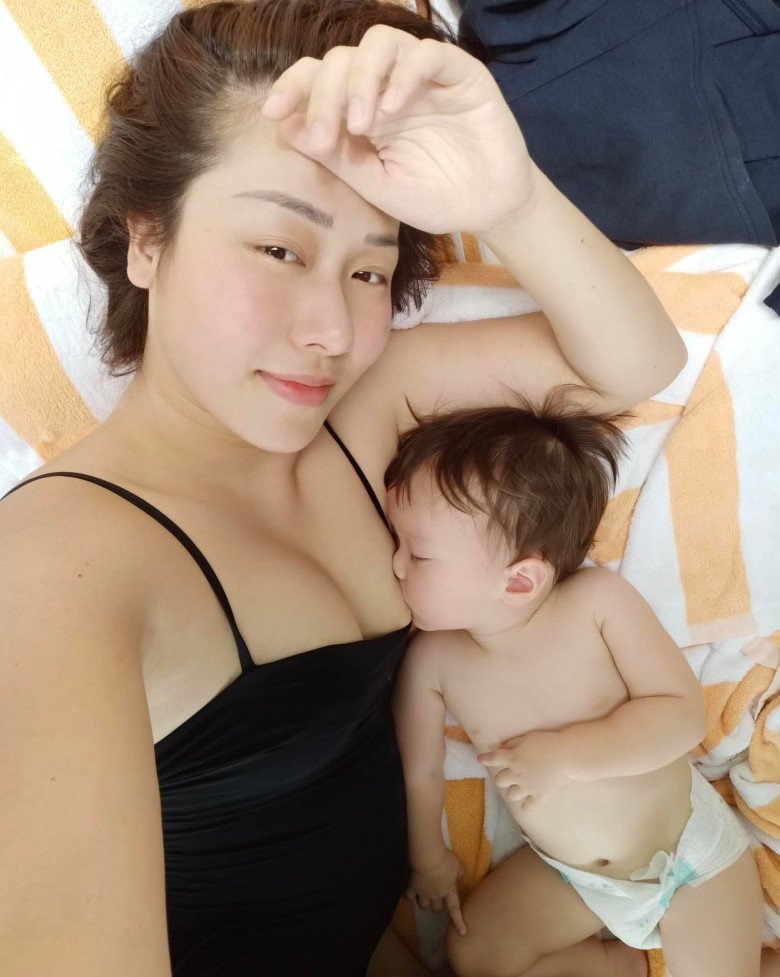 Miss Universe Ngo Phuong Lan gives birth to baby with western husband, breastfeeding to 2 years - 7