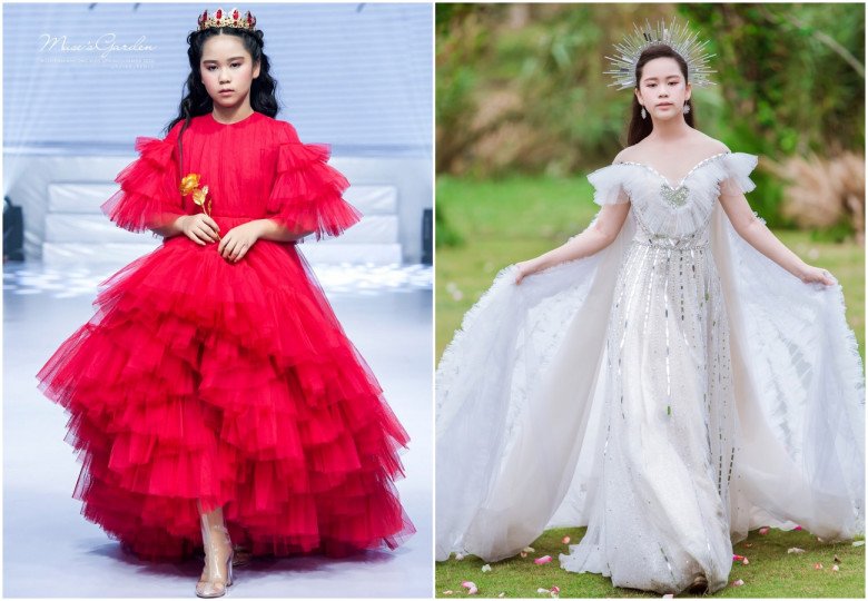 Young Miss Vietnam is a hybrid of two skilled catwalk lineages, panicking as her feet walk on the 'stilts' - 9