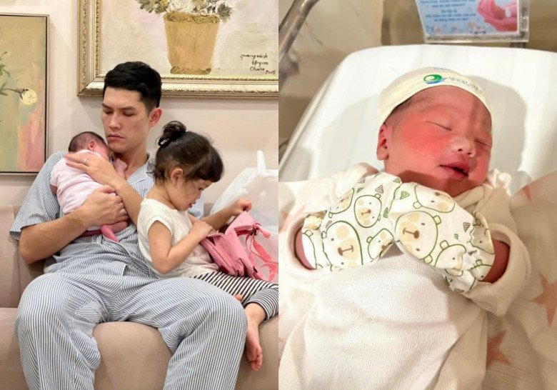 The biological mother of amp;#34;daughter"  Quang Vinh shows off his fiery mound after 1 month of giving birth to a son - 4