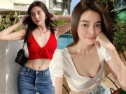 Đẹp - Giữa lúc tình cũ tin đồn cầu hôn, Cao Thái Hà body ốm nhom, trang điểm sương sương vẫn xinh