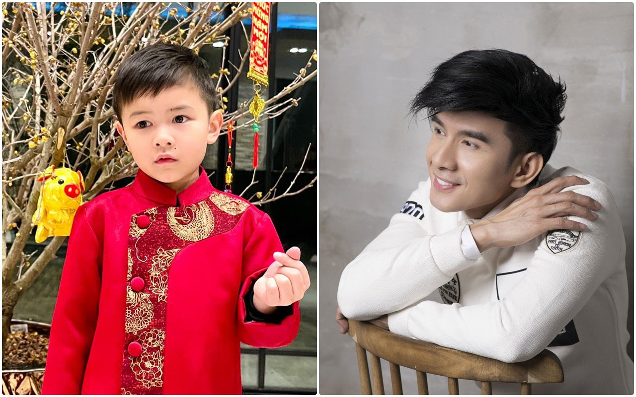 The older Dan Truong's son is, the more handsome he is, the angle is reminiscent of his father's peak - 9