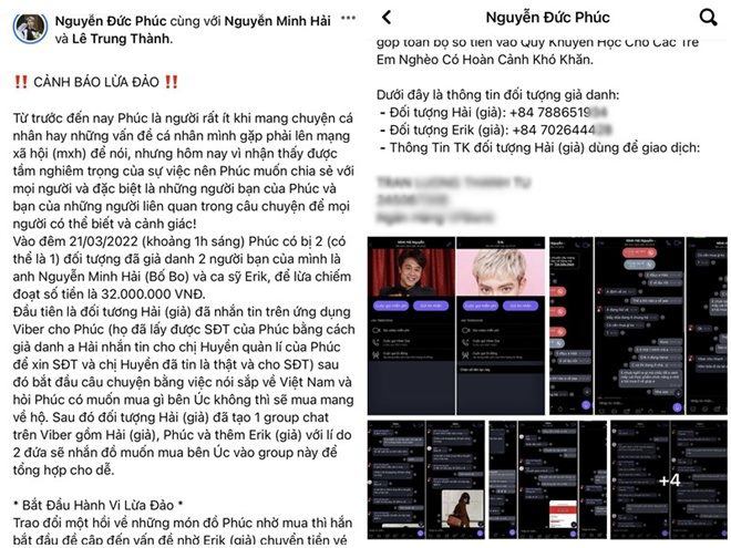 Nam ca sĩ trình bày về chiêu trò tinh vi của hội lừa đảo để cảnh tỉnh mọi người.