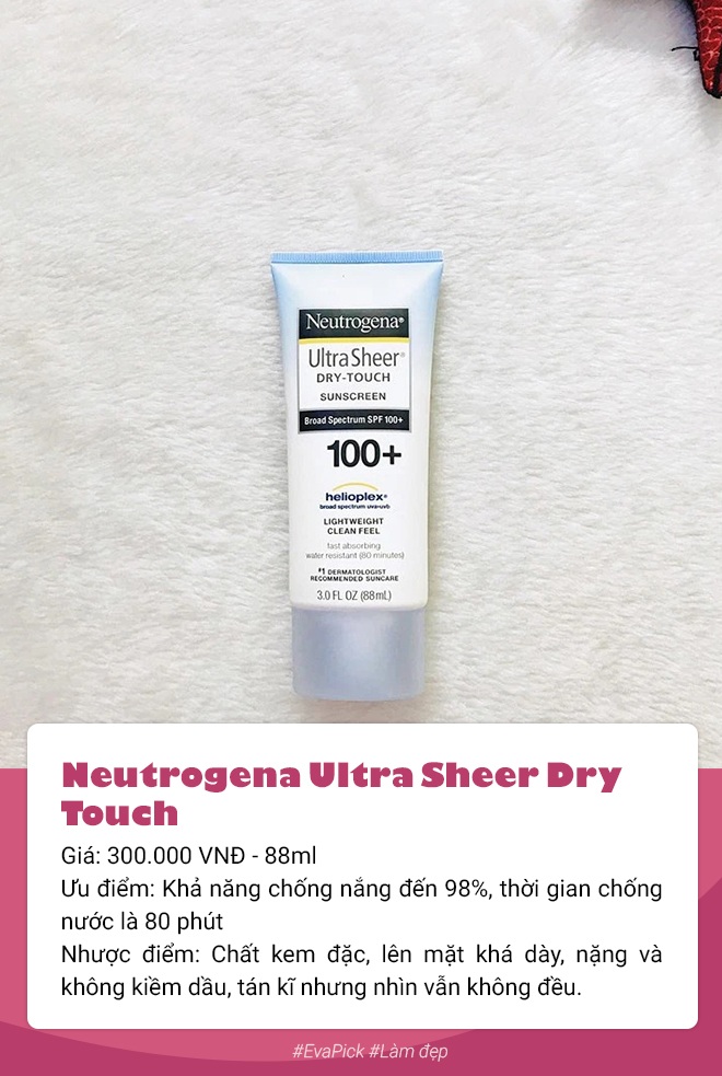 6 bottles of sunscreen to protect the skin with 10 points, there is a type that Duong Mich believes is only 100K - 5