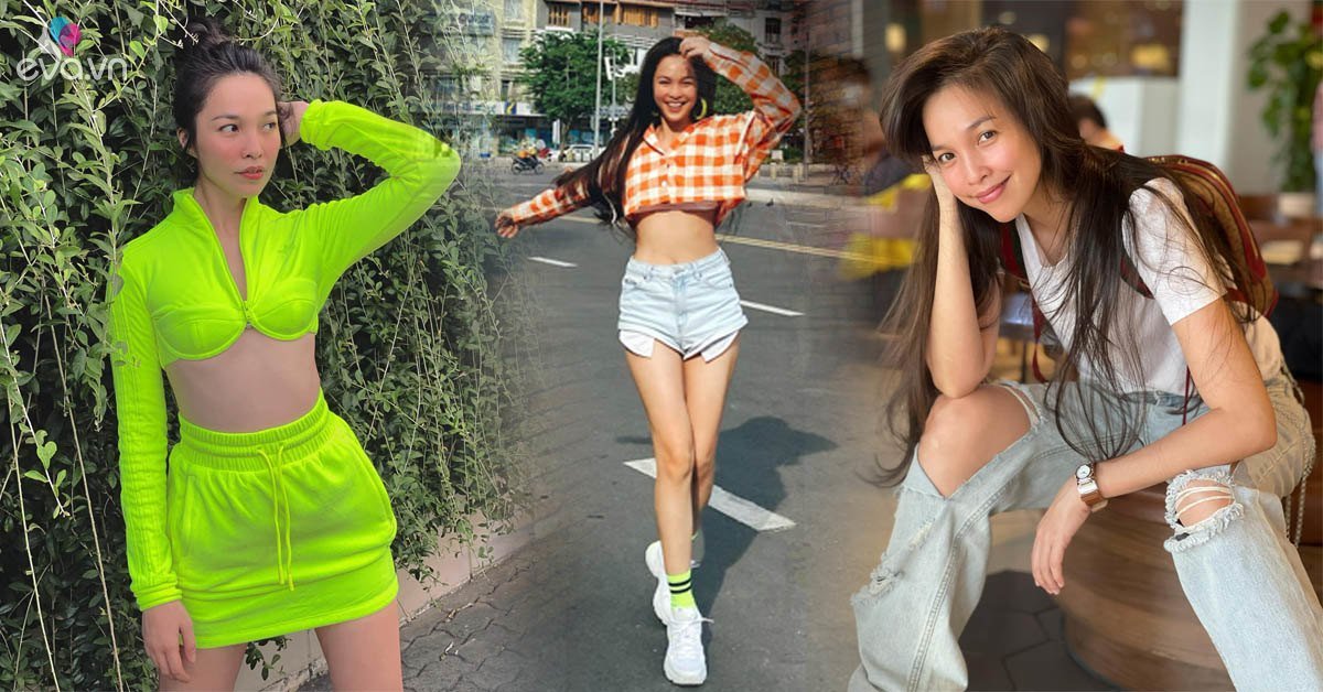 Hien Thuc goes to the cinema to wear shorts and above, 40 years old, few dare to wear them!