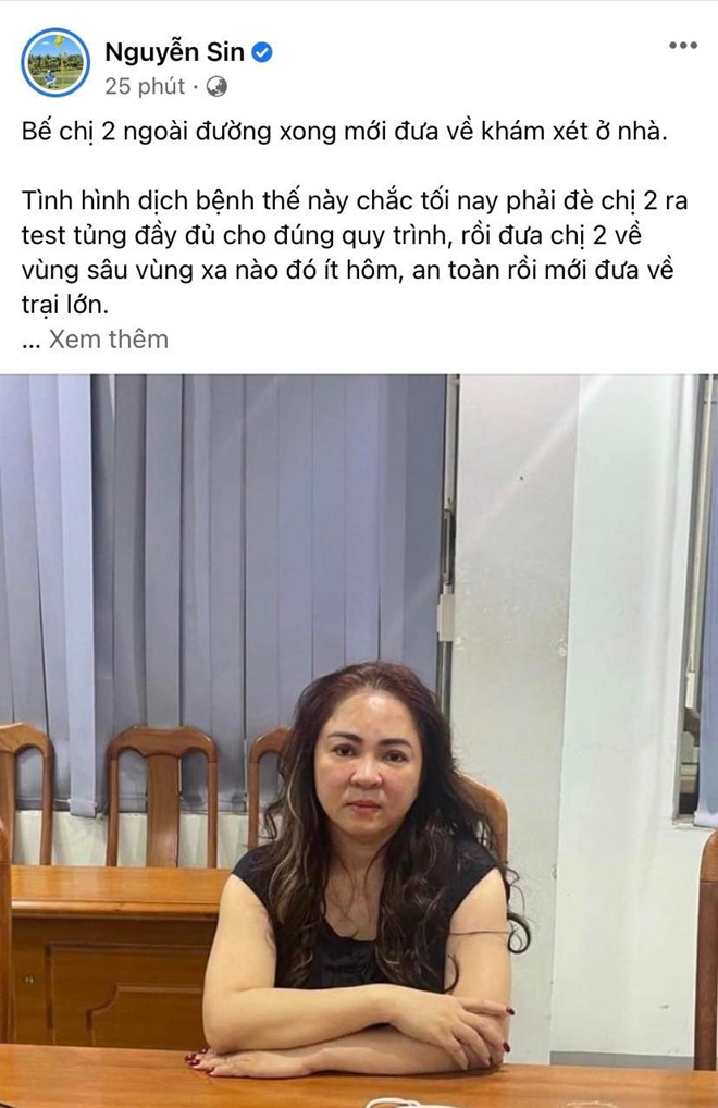 Hiệp sĩ đường phố Nguyễn Sin cũng có chia sẻ về chuyện bà Nguyễn Phương Hằng bị bắt tạm giam.