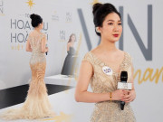 Thời trang - Vào phỏng vấn, thí sinh Hoa hậu Hoàn vũ mặc váy lông vũ chặt chém luôn dàn BGK