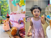 Làm mẹ - Con gái Cường Đôla dự sinh nhật bạn mà quá xinh khiến nhiều người nhầm là nhân vật chính