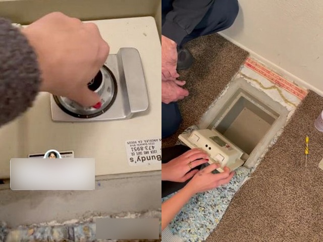 Turning the floor carpet found a mysterious safe, the woman was surprised when she opened it - 2