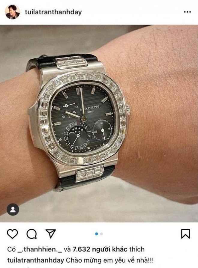 Tran Thanh shows off his 3 billion dong watch, netizens 