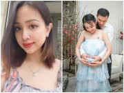 Bà bầu - Vân Hugo mang bầu đẹp ai cũng "xin vía", chỉ mỗi chồng đại gia nhìn thấy "ngứa mắt"
