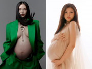 Bà bầu - Sao Việt "chơi lớn" chụp ảnh bầu: Người khoác áo hờ hững không nội y, người nude 100%
