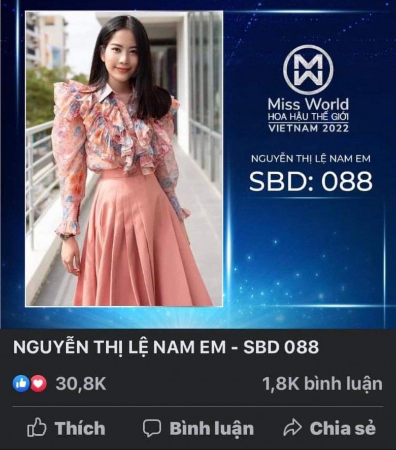 Thí sinh bị tố amp;#34;gian lậnamp;#34; tại Miss World Vietnam: Lượt like vượt mặt Nam Em, nhưng nhan sắc thì sao? - 4