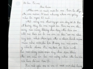 Bài văn tả mẹ của 2 học sinh khiến mẹ chỉ muốn òa khóc, còn dân mạng thì cười vỡ bụng