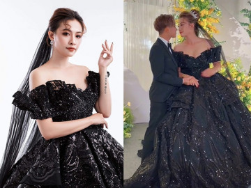 Thành viên HKT đưa vợ Á hậu về dinh, váy cưới cô dâu phá vỡ mọi nguyên tắc