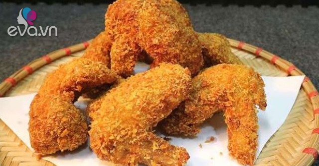 3 recipes for making KFC golden, crispy fried chicken, anyone who eats it will be “top of the top”