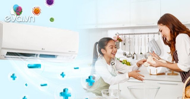 How does LG DUALCOOL help protect the health of the whole family “from the inside out”?