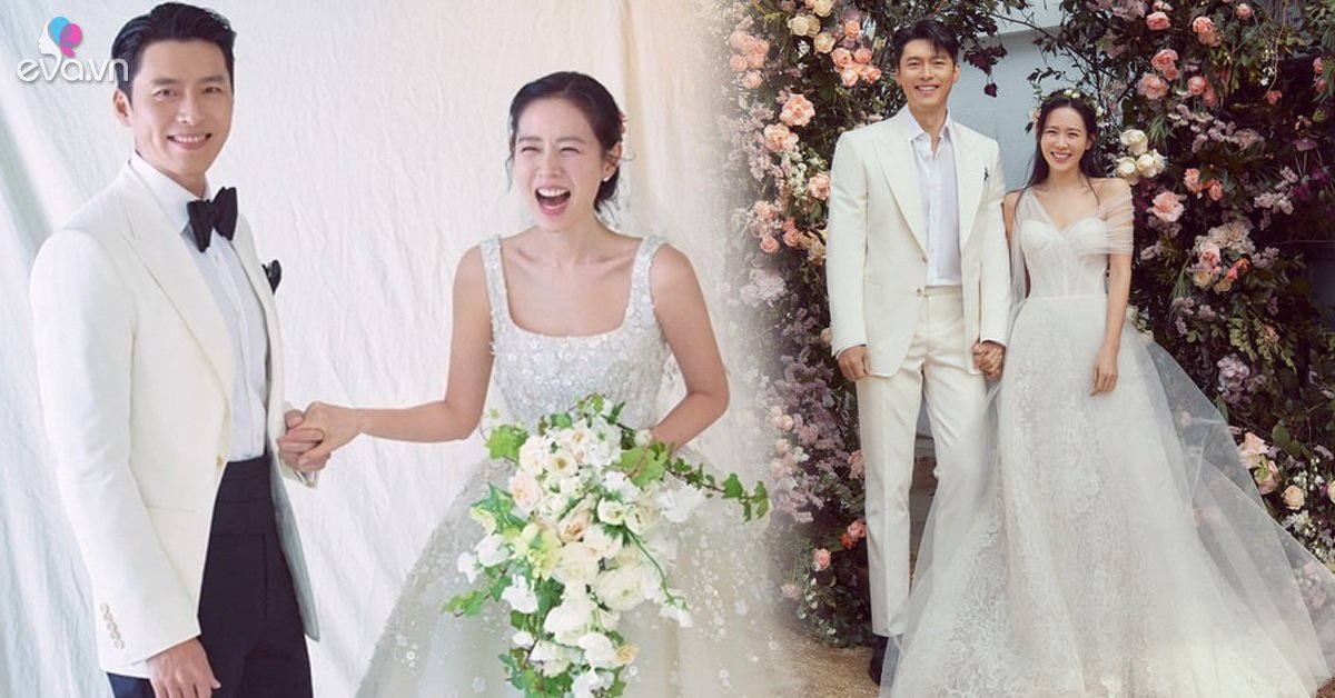 Son Ye Jin’s bride wore 2 dresses at the wedding ceremony, the sisters just want to get married soon!