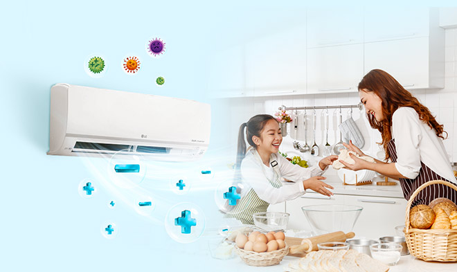 How LG DUALCOOL helps protect the health of the whole family 