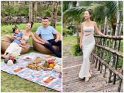 Làm mẹ - Đem 3 con nhỏ đi chơi nhưng Jennifer Phạm vẫn đẹp sang chảnh, chồng đại gia không ngại tình tứ